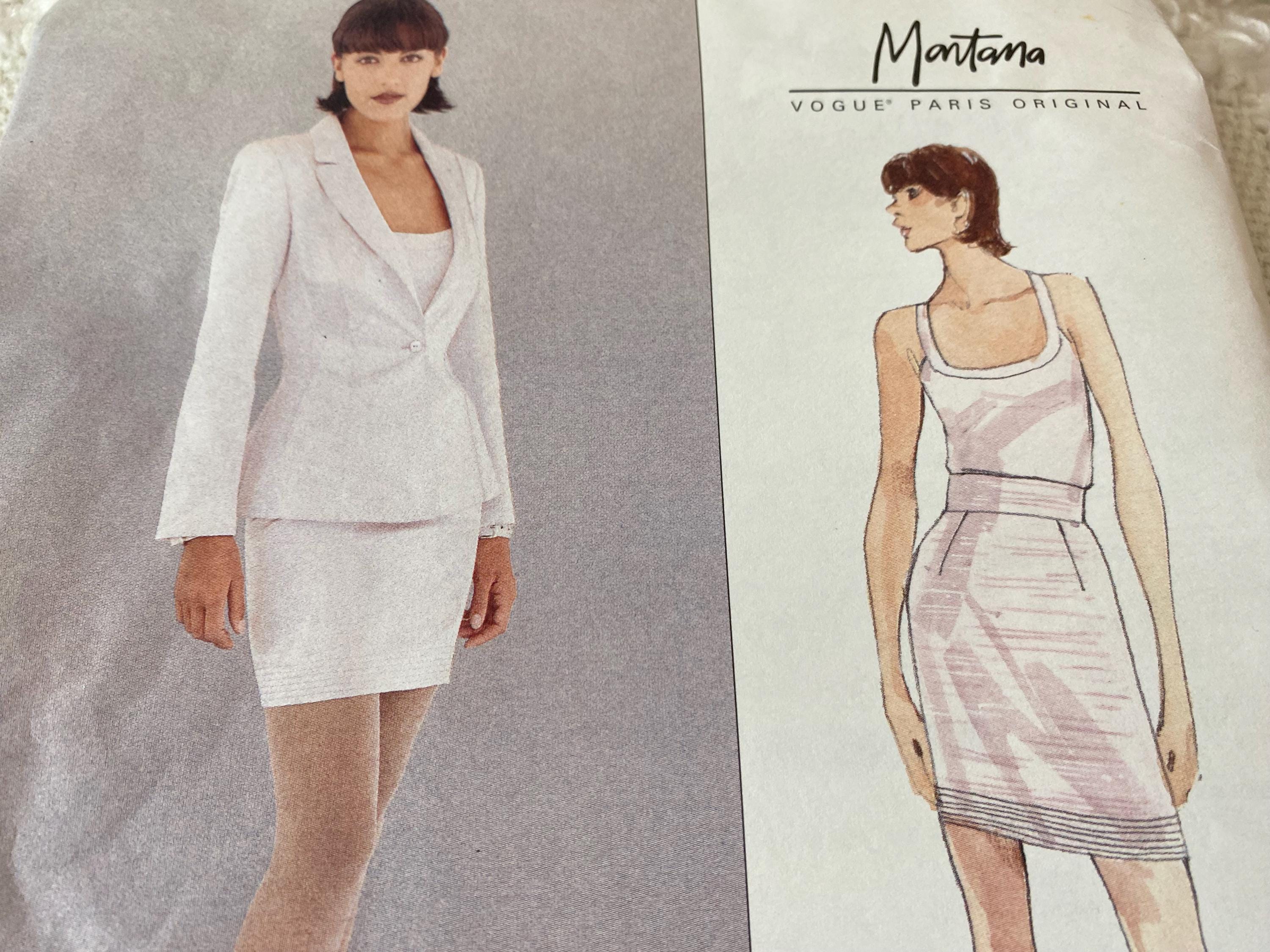Tailleur Jupe Claude Montana Vintage 2003 – Taille 38 – 100% Coton – Neuf Avec étiquette