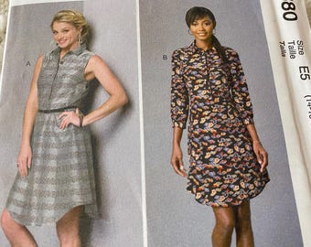McCall’s Misses Pullover Shirt Dress Melissa Watson Palmer Pletsch M7380 7380 Sewing Pattern Size 14 16 18 20 22 Bust 36 38 40 42 UNCUT FF