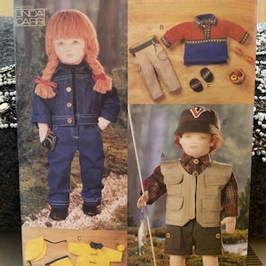 Vogue 18-inch pop buitenweekendkleding Amerikaans meisje 9833 naaipatroon