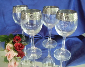 lavorato a mano wine glasses