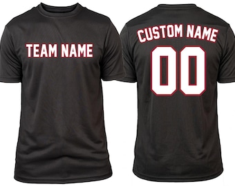 Personalized Quick Dry Shirt, Custom Team Name & Number Jersey Shirt, Baseball Team Shirts, Sports Team Shirt, Custom Jersey Shirt