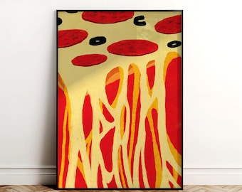 Pizza Slice Wall Art - Digital Download