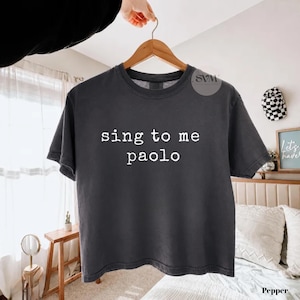 Sing To Me Paolo Shirt, Lizzie Mcguire Boxy Tee, Lizzie Concert, Trendy Shirt, 2000s Crop Top