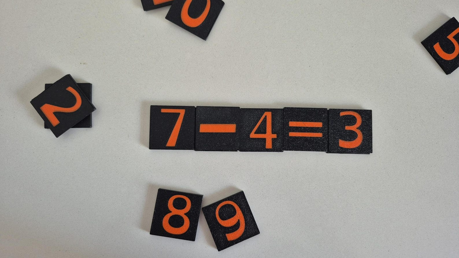 3D Printed Tactile Numbers 1-9 – Montessori Math Learning - Etsy