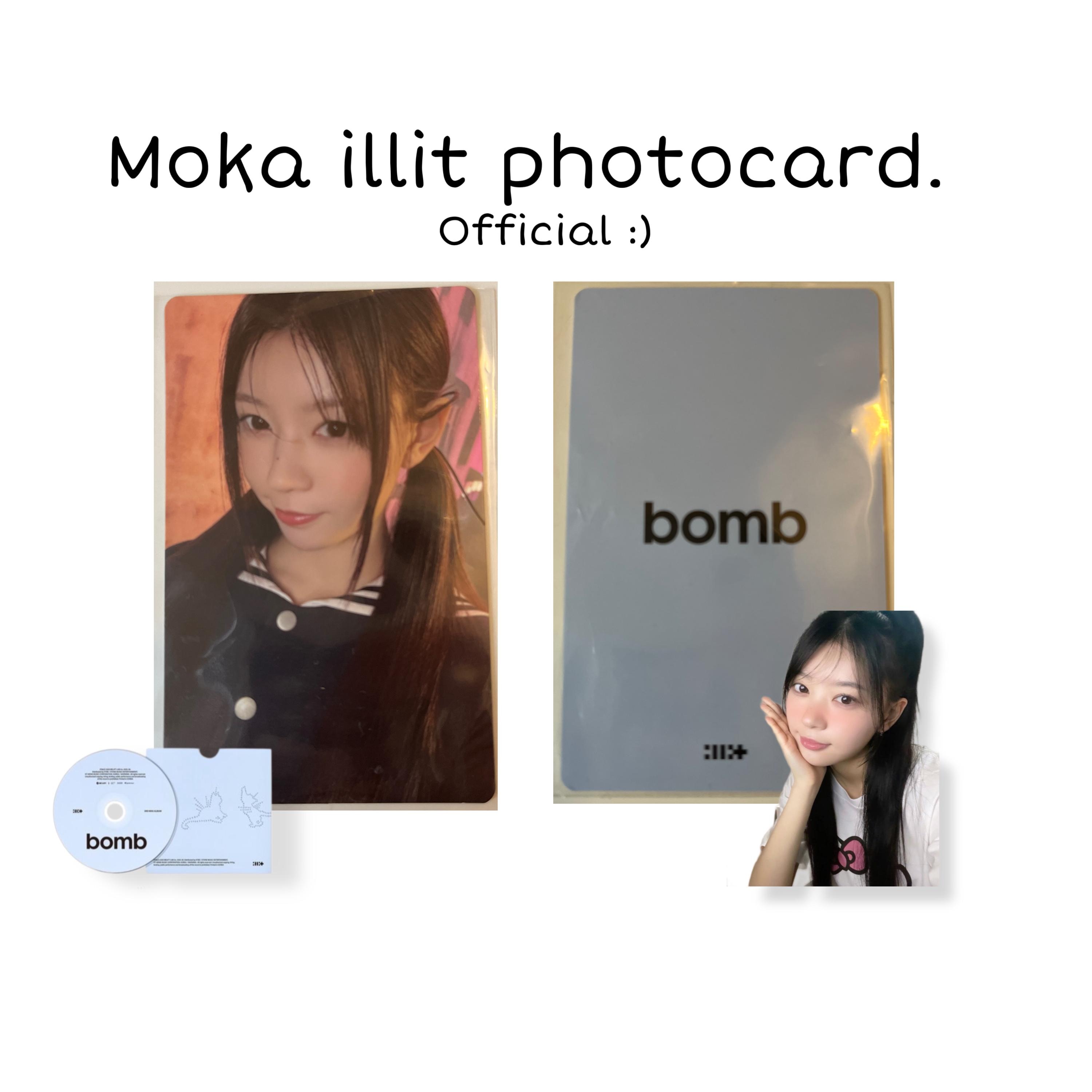 MOKA- Bomb Illit Photocard. - Etsy Israel