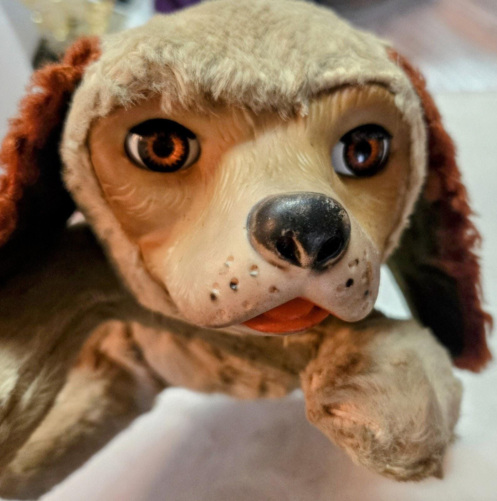 Rubber Face Dog Toy - Etsy