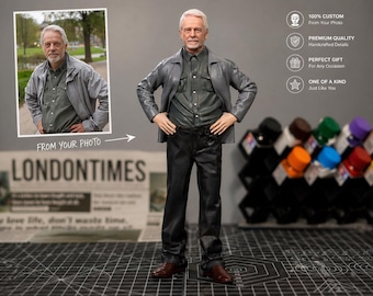 Custom dolls based on photos, gifts for husband, custom sculptures, custom bobbleheads, custom 3D portraits, gifts for dad, Christmas gifts