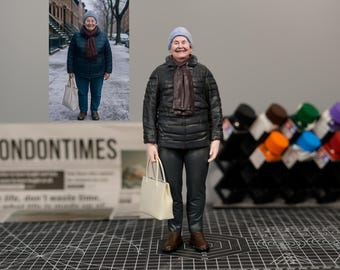 Benutzerdefinierte 3D-Porträtskulptur, personalisiertes Erinnerungsgeschenk