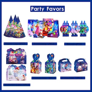 Decoraciones para fiesta de cumpleaños con temática de Super Mario: pancarta, adorno para pastel, globos, mantel, platos y vajilla, artículos para fiestas de cumpleaños infantiles. imagen 8