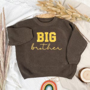Embroidered Big Brother Sweater, Sibling Matching Outfit, Pregnancy Announcement 4.9 (383) By EverCherishStudio Made by EverCherishStudio Shop owned by Julia 8 months on Etsy