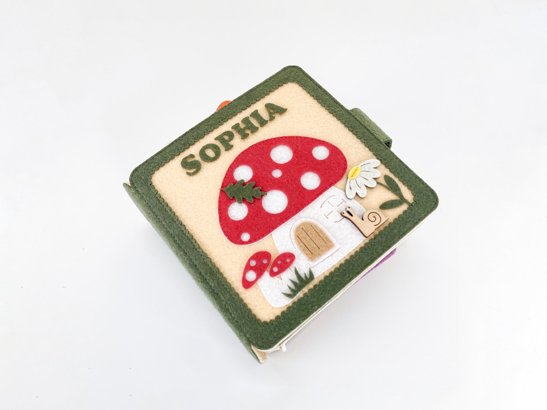 Baby First Birthday Gift, Handmade Felt Quiet Book, Sensory Busy Book ...