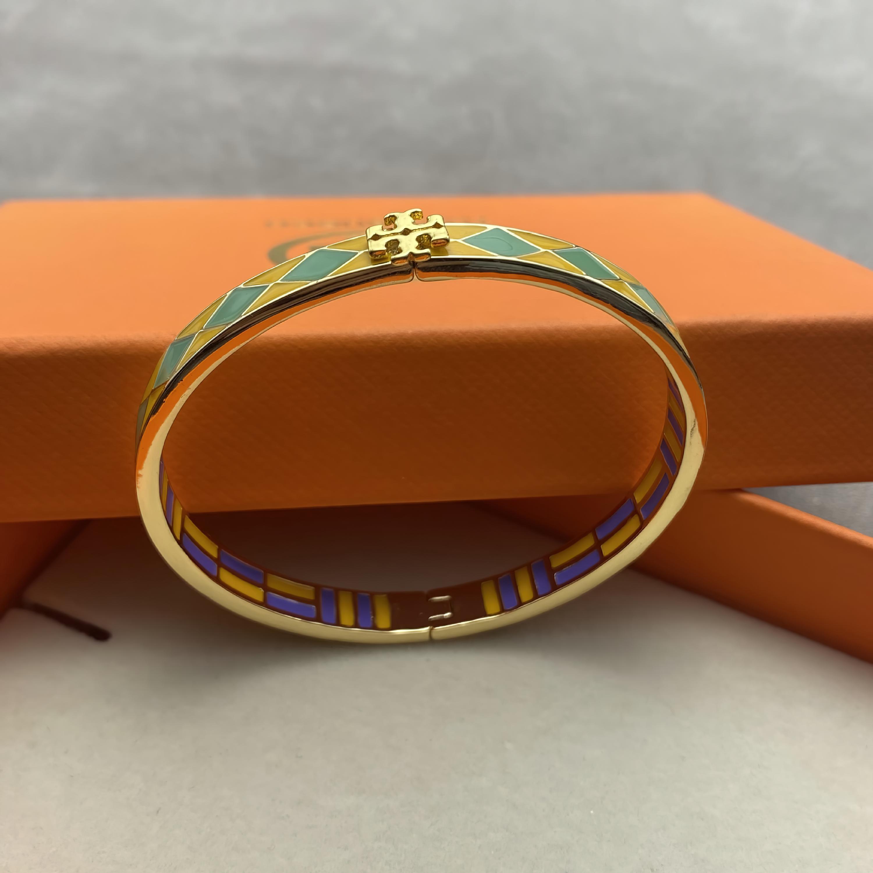 Tory Burch Tan and Silver bracelet with Modern Design Women main image 2