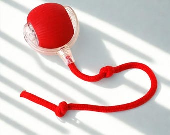 Interactive Cat Ball Toy Smart Electric Rolling Pet Toy with Tail Automatic Mouse Toy for Indoor Cats Rechargeable Dog Toy Puppy Gift Idea