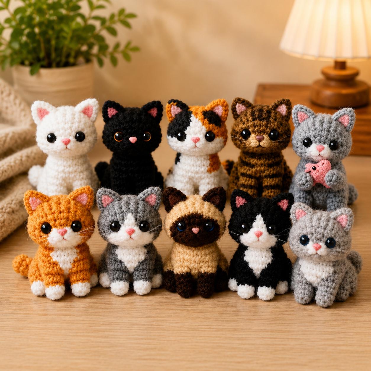 かぎ針編みのミニぬいぐるみ - Etsy 日本