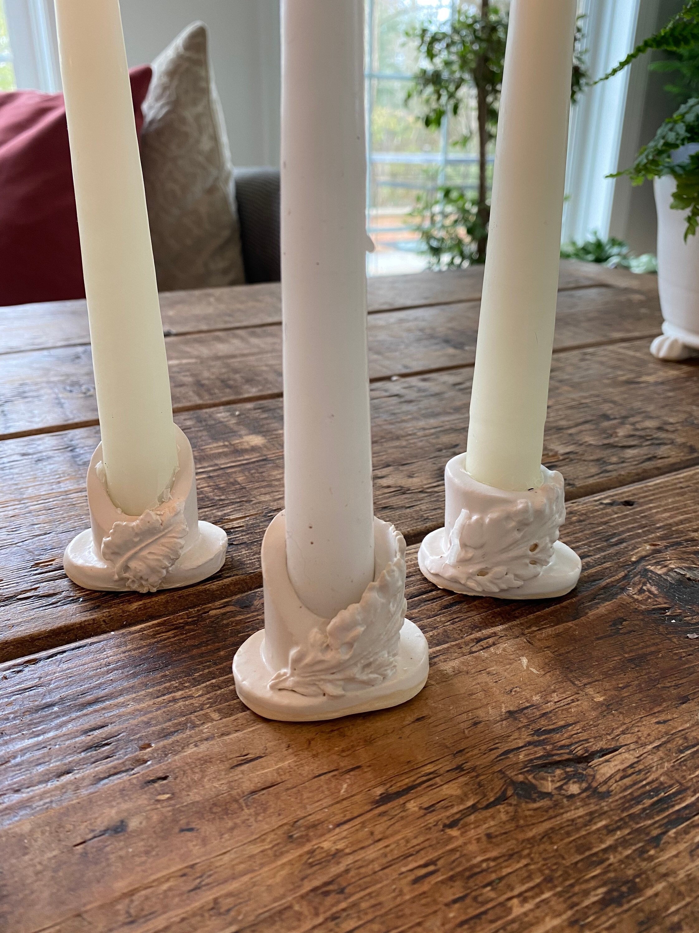 Handmade Customizable ceramic taper candle holders Etsy