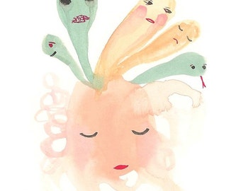 One of a kind, original artwork, original painting, emotional support