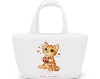Chocolate Cat Liliu Lunch Tote Bag – Hawaiian Sweet Design