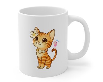 Liliu Shell Mug  Hawaiian Signature Cat Icon Edition