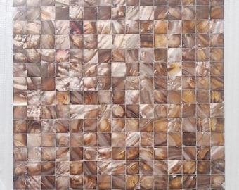 Dyed Earth Mother of Pearl Mosaic Tile for Bathroom Kitchen and Shower Wall Tile