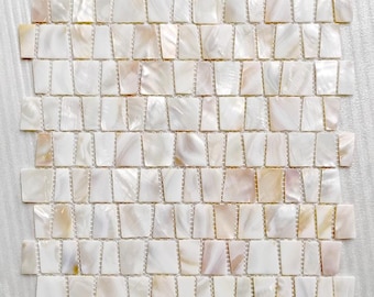 Serene Trapezoid Mother of Pearl Tile for Kitchen,Shower and Bathroom Wall Tile