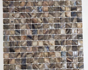 Dyed Midnight Mother of Pearl Mosaic Tile for Bathroom Kitchen and Shower Wall Tile