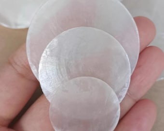 Round Capiz Shells for DIY Crafts, Wedding & Home Decor