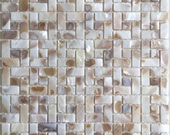 Dapple Annulus Mother of Pearl Tile For Bathroom Kitchen Wall Tile Backsplash