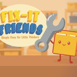 Fix-It Friends Simple Fixes for Little Thinkers | Toddler Busy Book | Preschool Problem Solving Activity (Instant Digital Download)