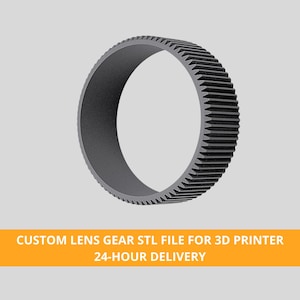 Custom Lens Zahnrad STL Datei für 3D Drucker für jede Kamera