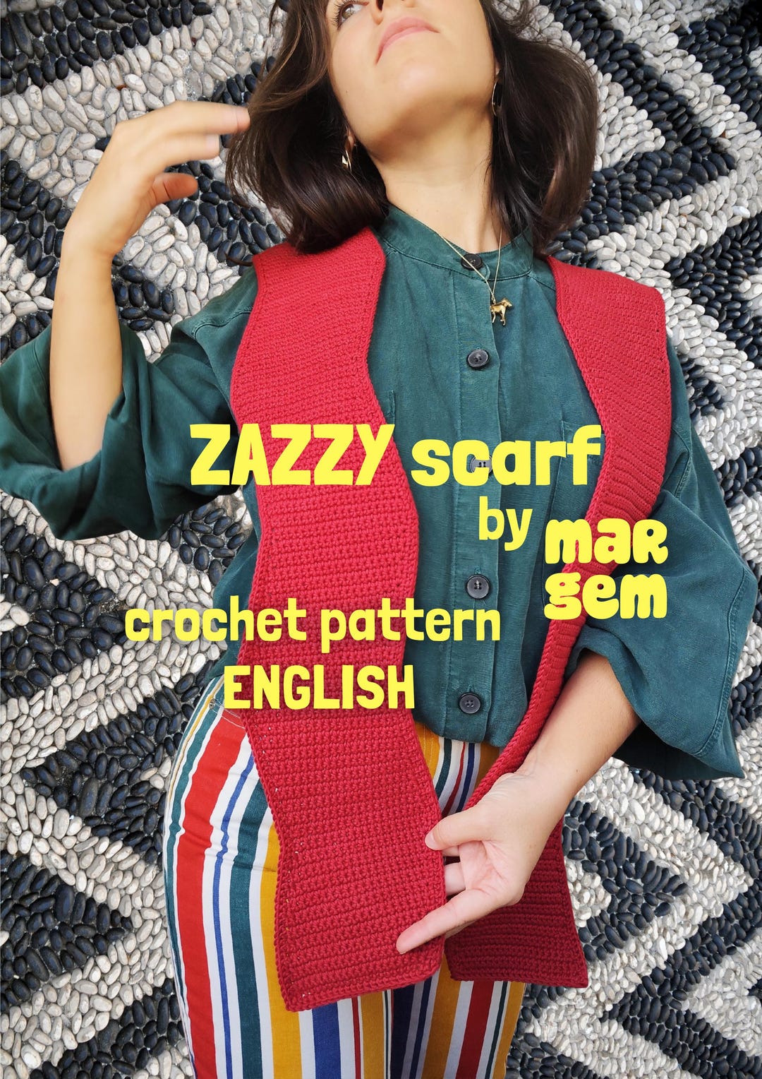 Zaffer Pattern ZAZZY Scarf Crochet Pattern - ENGLISH - Etsy