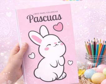 Libro para colorear de pascua