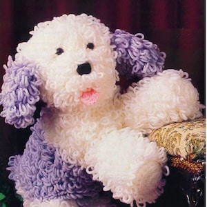 English Sheep Dog Pattern Cute Shaggy Dog