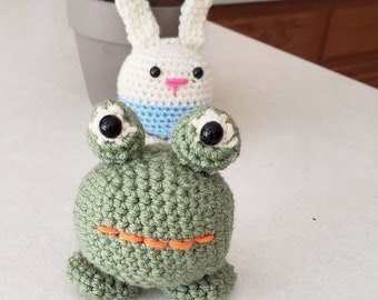 Amigurumi Animal Pattern Bunny Frog Bird and Bear PDF