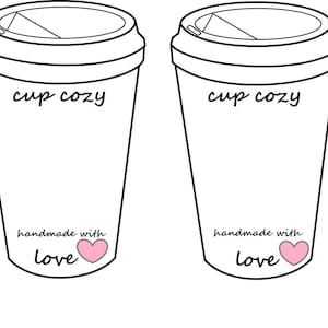 Insert confortable pour tasse à café au crochet pour exposer vos tasses