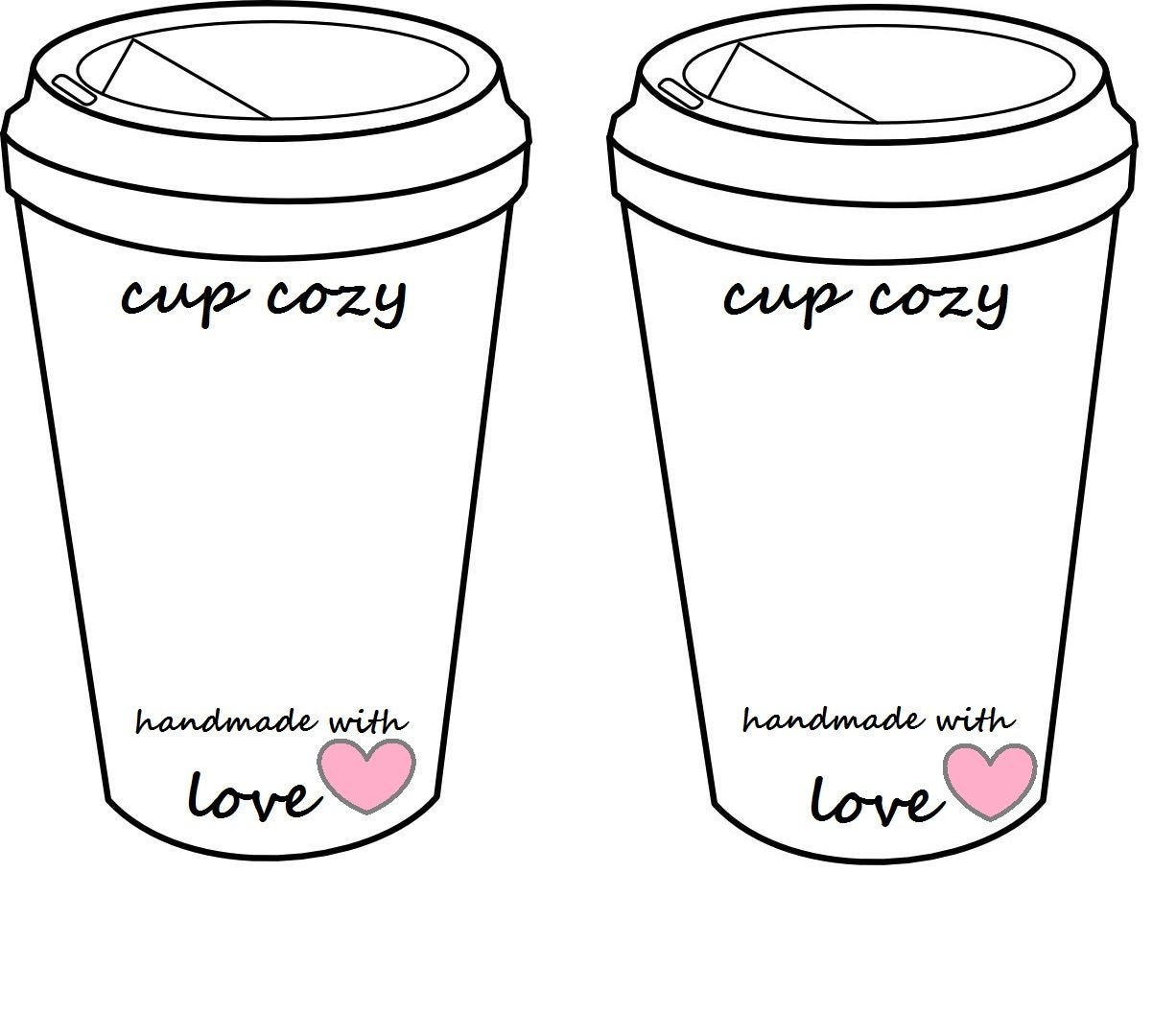 Crochet Coffee Cup Cozy Insert For Displaying Your Cup Cozies