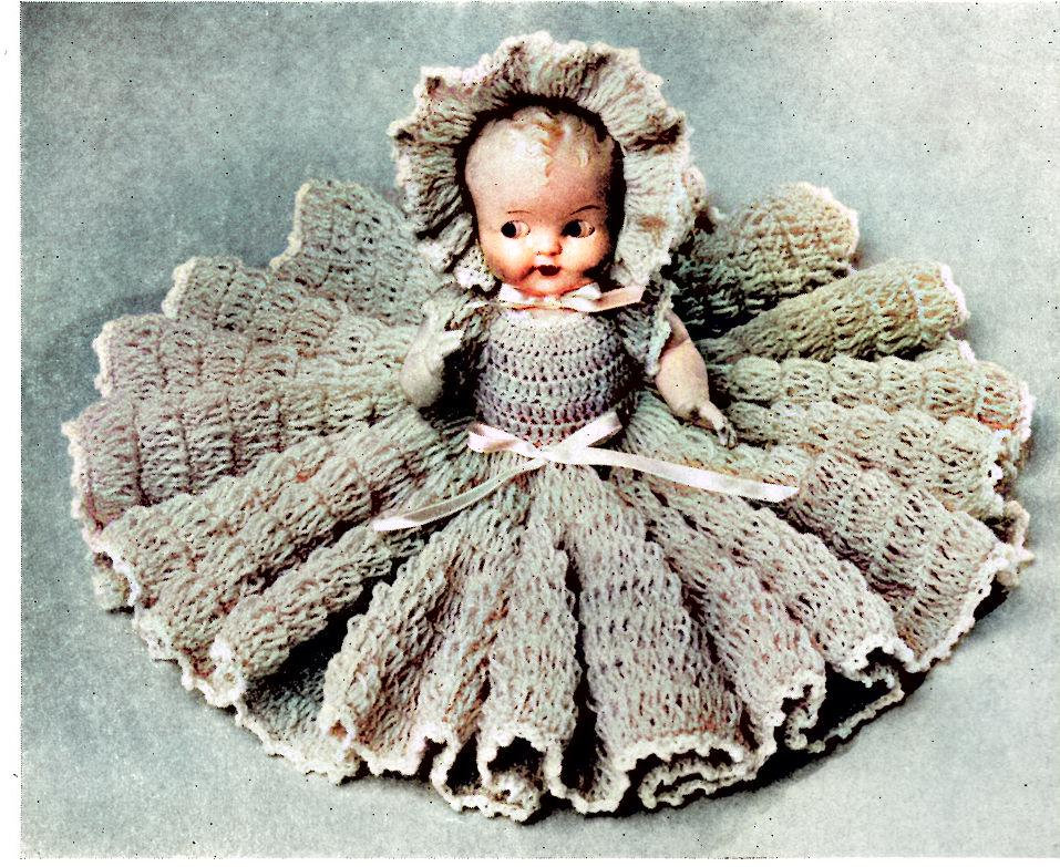 Vintage Crochet Bed Doll Pattern - Etsy