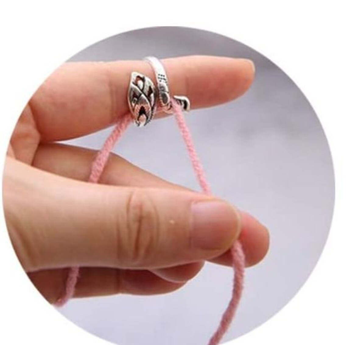 Adjustable Crochet Yarn Guide Ring Etsy