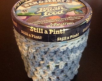 Crochet Ice Cream Cozy for Pints Pattern