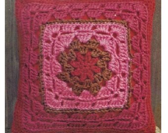 Vintage Granny Square Pillow Pattern