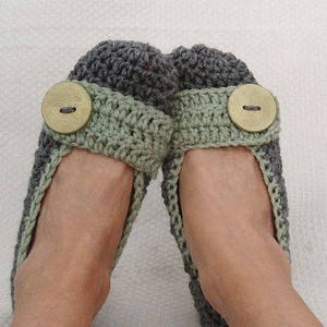 Crochet Womens Comfy Rectangle Strap Slipper