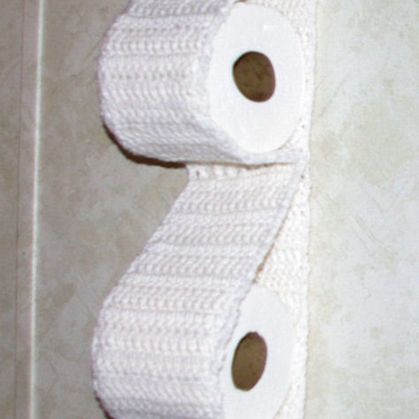 Crochet 3 Roll Toilet Paper Holder Hanging Pattern