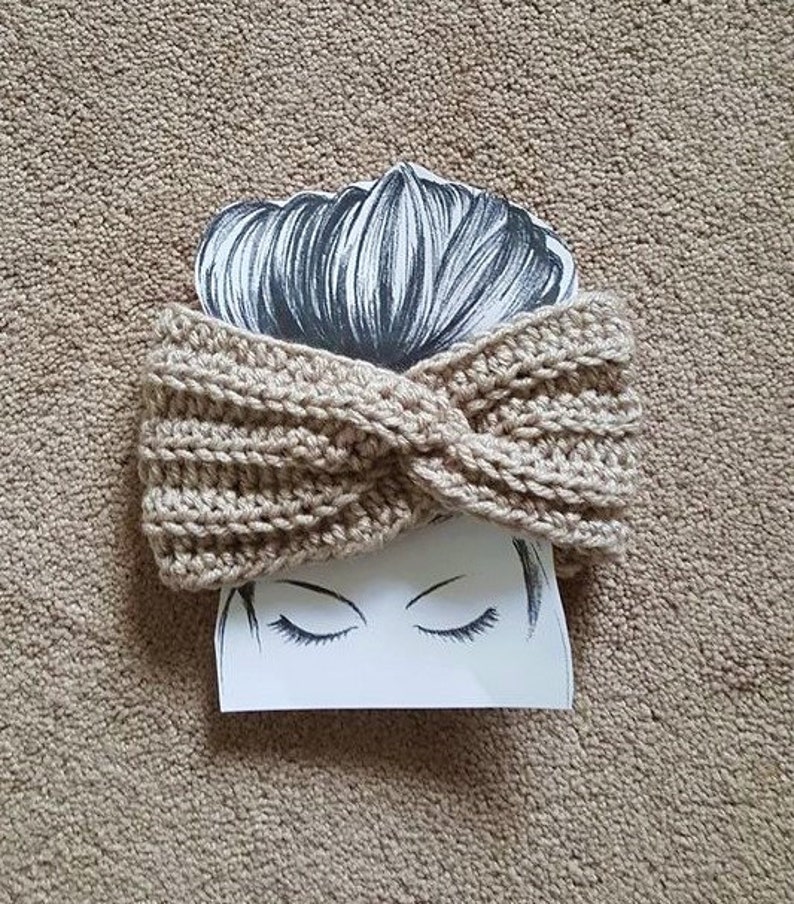 Printable Messy Bun Display Card For Head Warmers Crochet Etsy UK