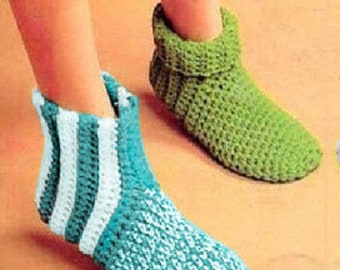 Vintage Slipper Pattern for the Whole Family PDF