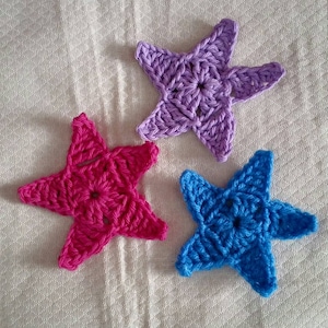 Modello stelle all&#39;uncinetto