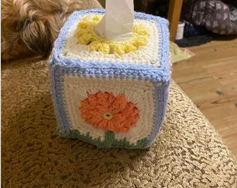 Crochet Tissue Box Cover Pattern