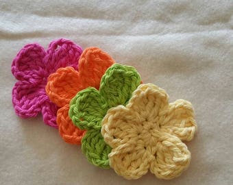 Crochet Petal Flower Pattern PDF