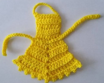 Crochet Dish Soap Bottle Apron and  Dress Pattern Only