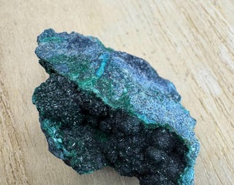 Malachite (Chrysocolla matrix) Specimen