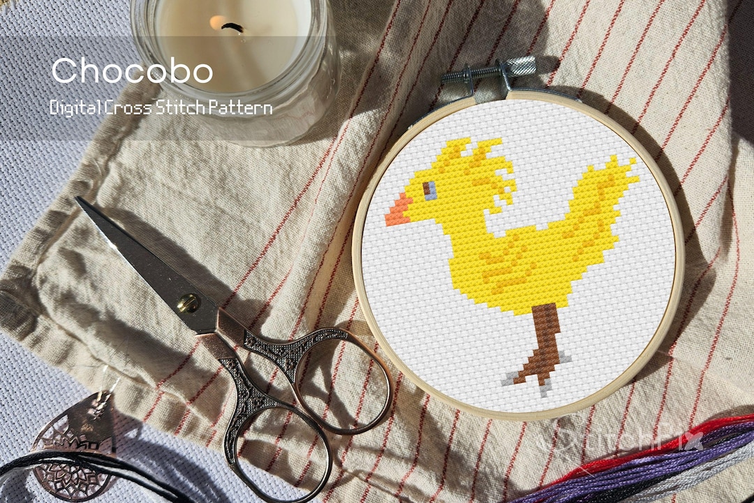 Final Fantasy Chocobo Cross Stitch Digital PDF Pattern - Etsy