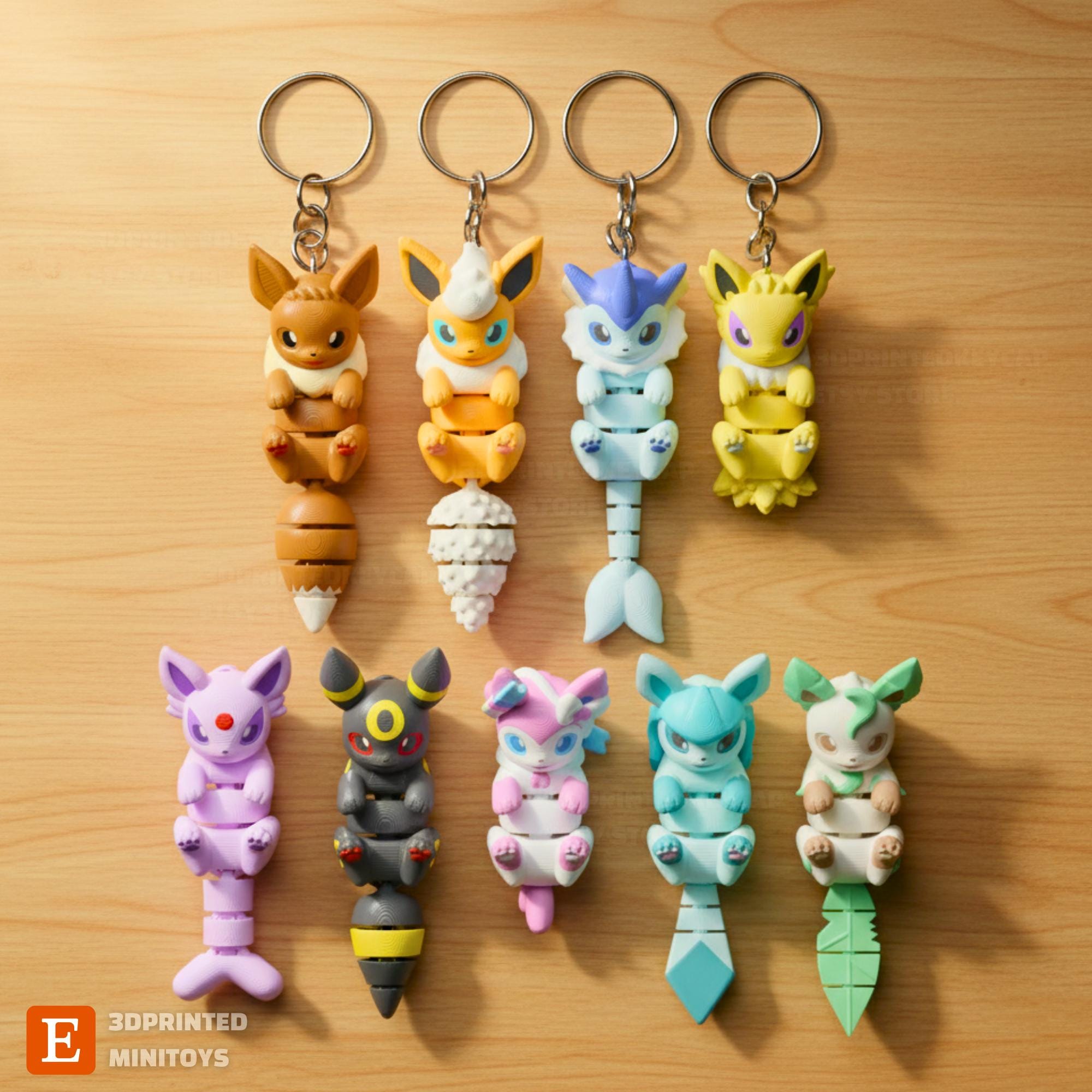 イーブイ進化キーホルダー - Etsy 日本